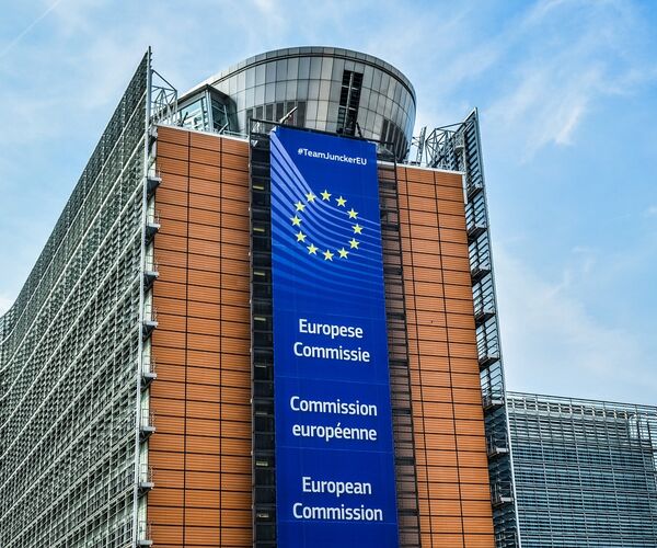 Gebäude der Kommission der Europäischen Union in Brüssel, Belgien