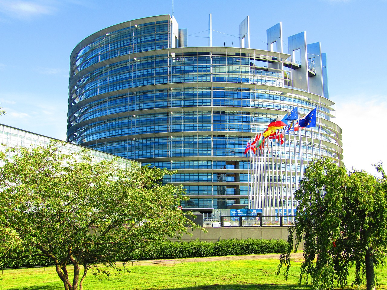 Tower des EU-Parlaments in Straßburg